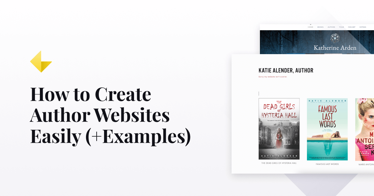 How to Create Author Websites Easily + 11 Examples