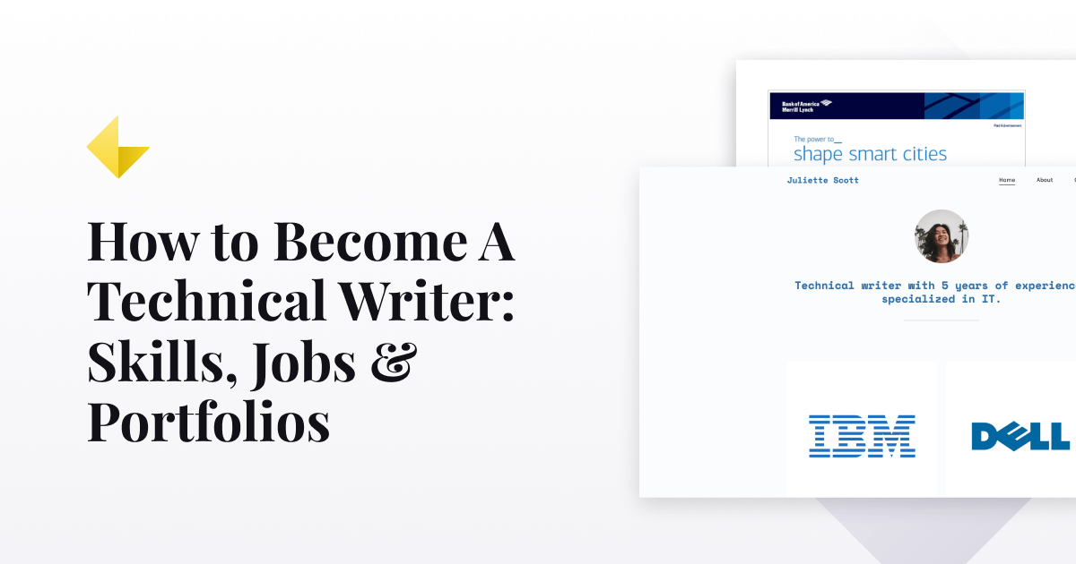 How to Become A Technical Writer: Skills, Jobs & Portfolios