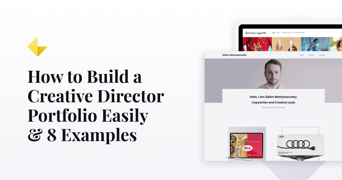 How to Build a Creative Director Portfolio Easily (+13 Examples)