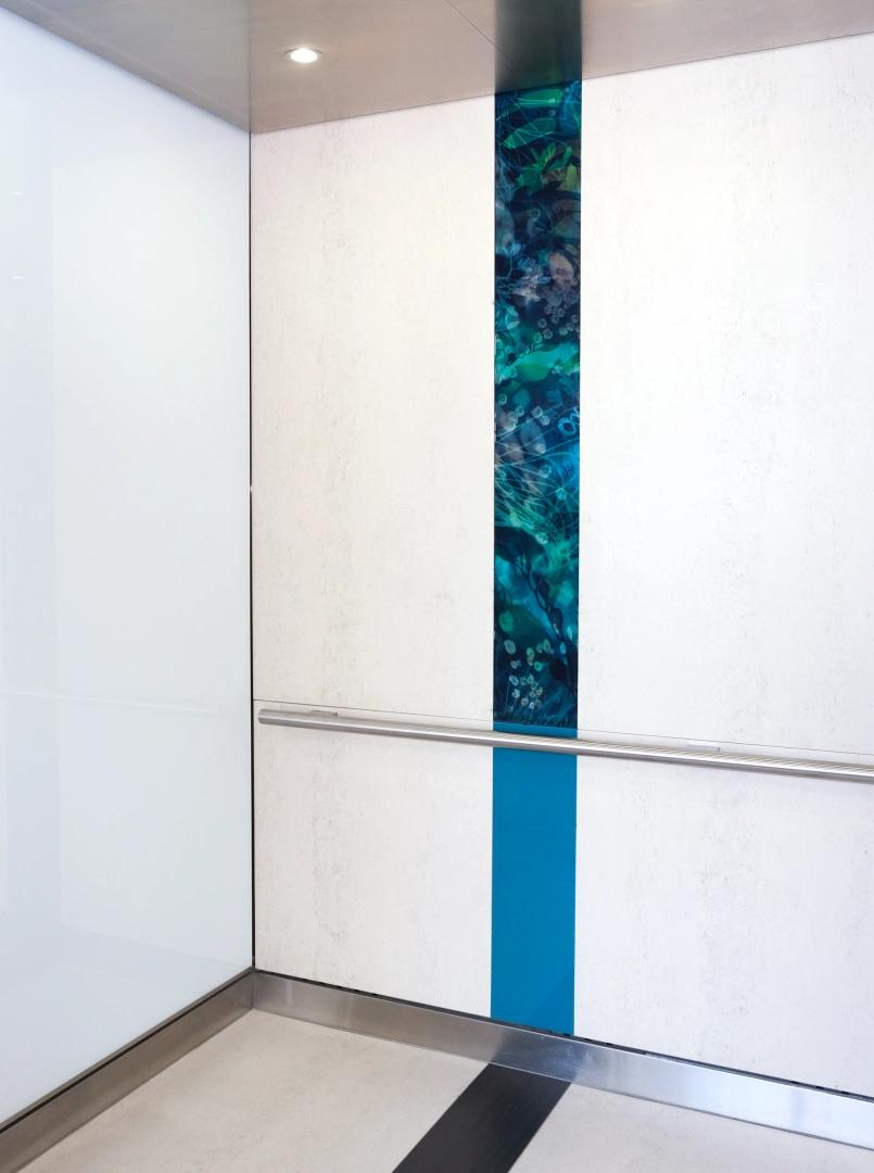 Elevator Art Installation