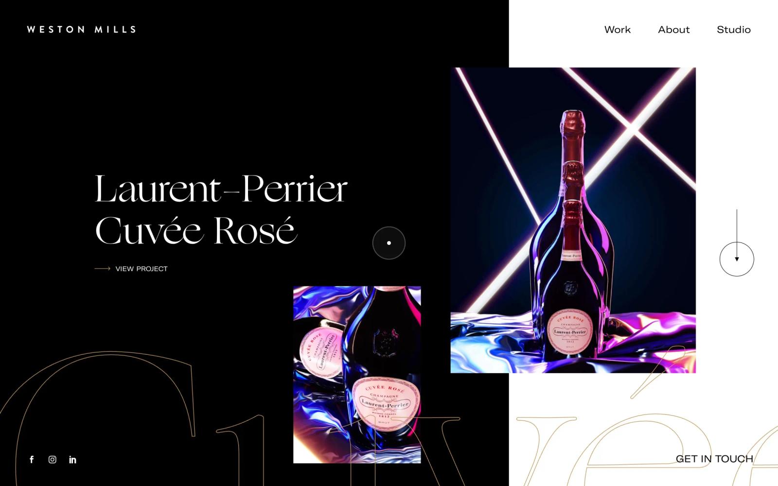Accueil : projet Laurent-Perrier Cuvée Rosé