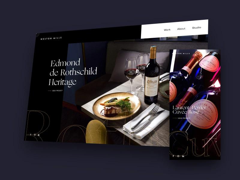 Site de l’agence Westonmills sur ordinateur et sur mobile