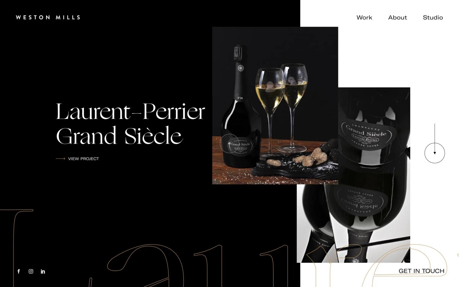 Accueil : projet Laurent-Perrier Grand Siècle