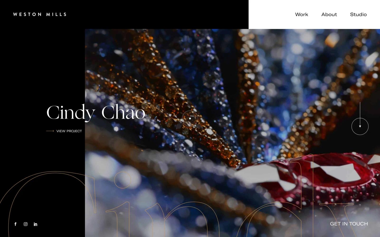 Accueil : projet Cindy Chao