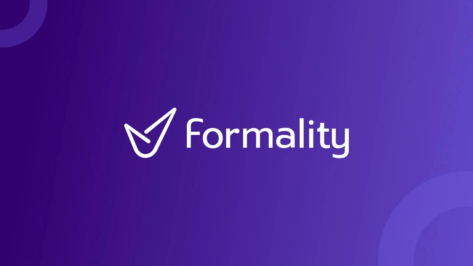 Formality — visuel 1