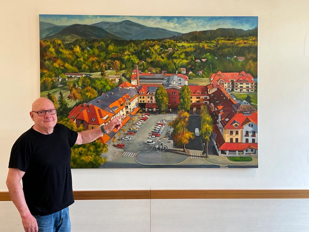 Panorama Čeladné — foto obrazu