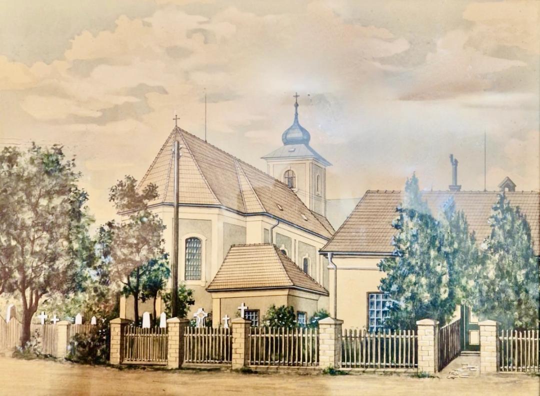 Čeladenský kostelík — historický podklad k malbě