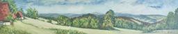 Panorama — olej na dřevě