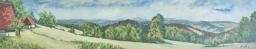 Panorama — olej na dřevě