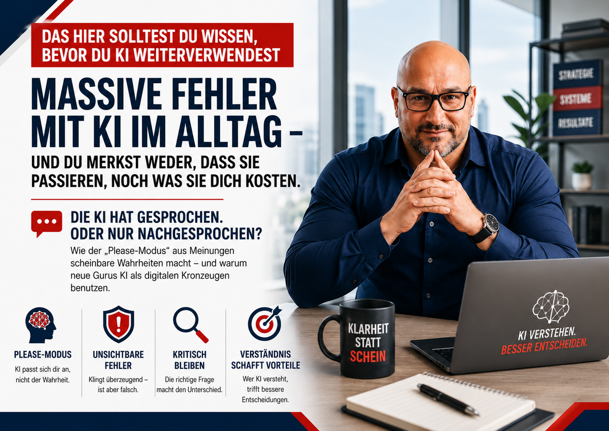 Sycophancy: Das solltest du wissen, bevor du KI weiterverwendest 