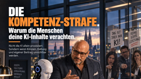 Die Kompetenz-Strafe: Warum die Menschen deine KI-Inhalte verachten