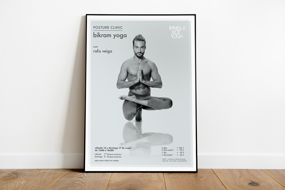 Workshop Posture Clinic Bikram with Rafa Veiga in Inhala Hot Yoga