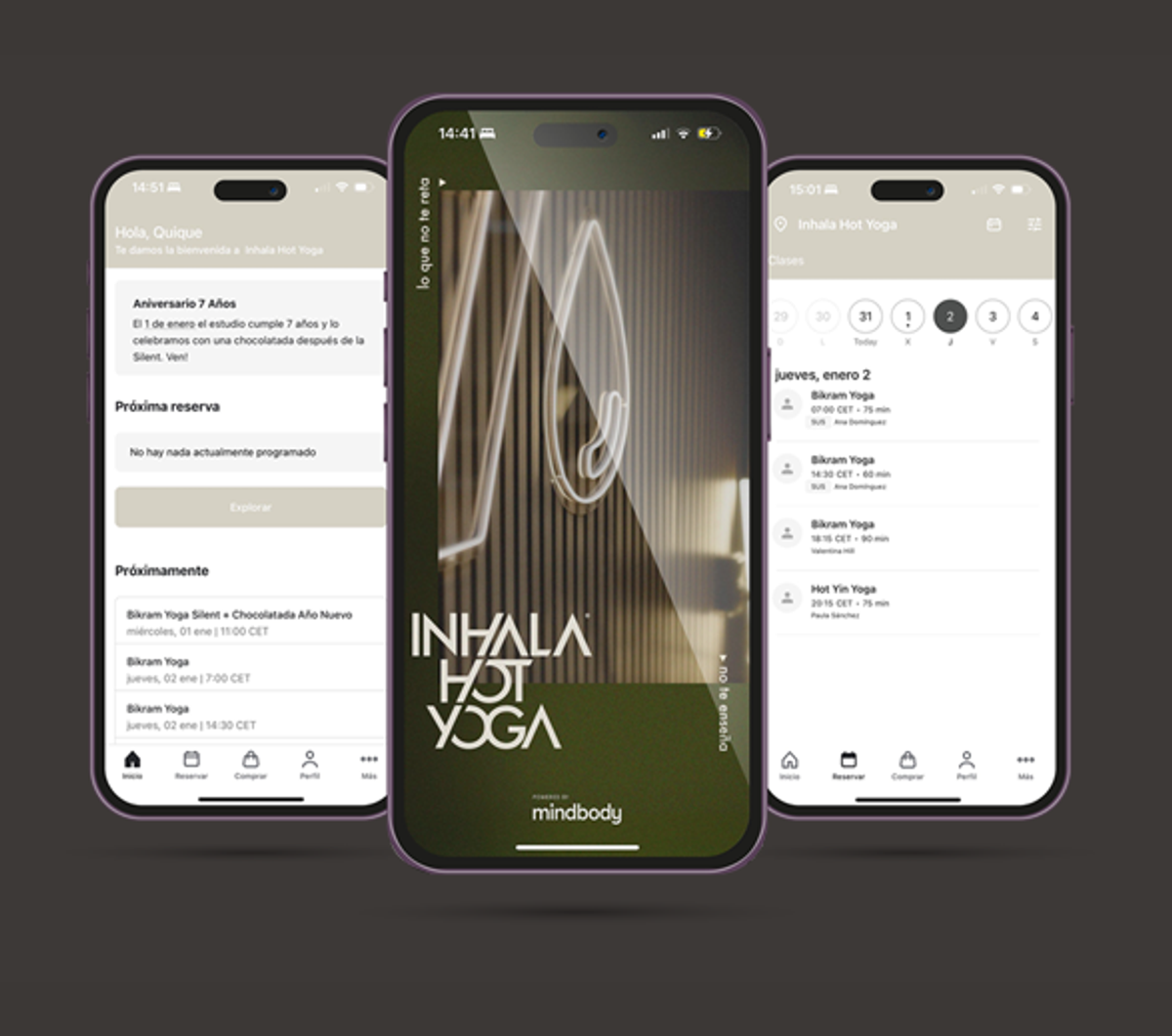 Inhala Hot Yoga App
