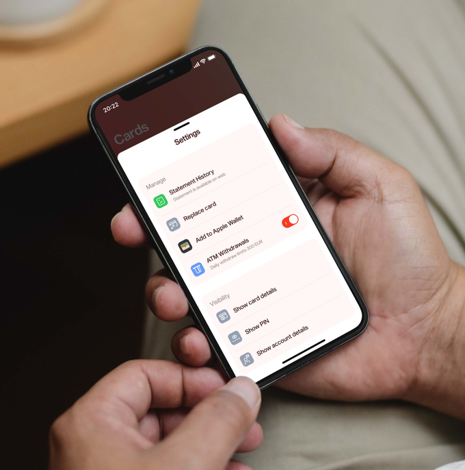 Jeton mobile app