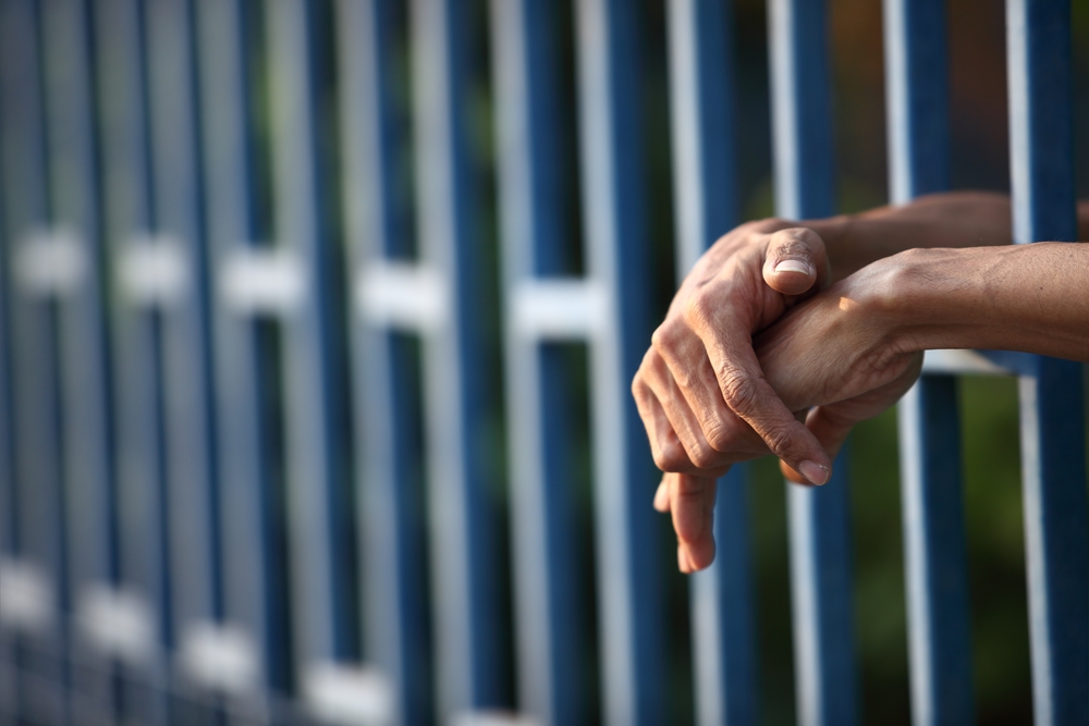 Image Injured behind bars