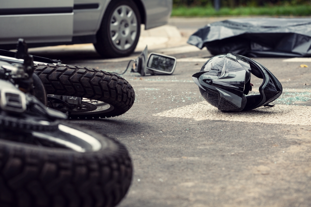 Image motorcycle accident