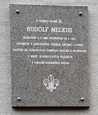 Detail pamětní desky