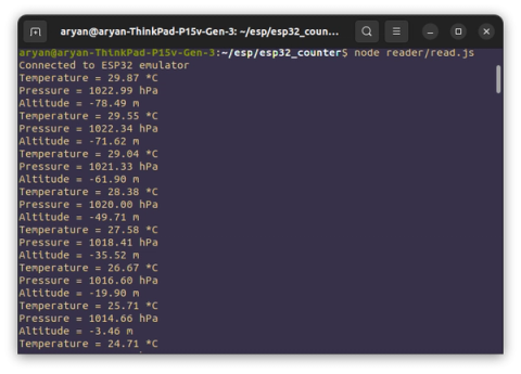 Serial Port for emulated esp32 using QEMU(?)