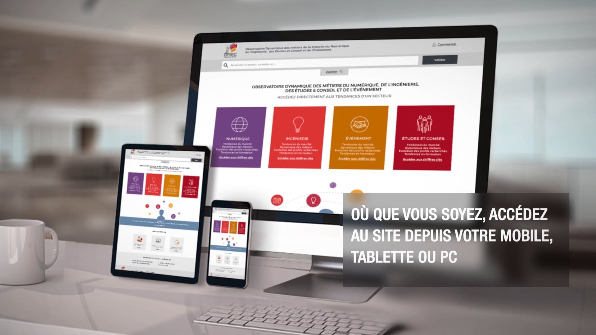 OPIIEC - motio design site internet
