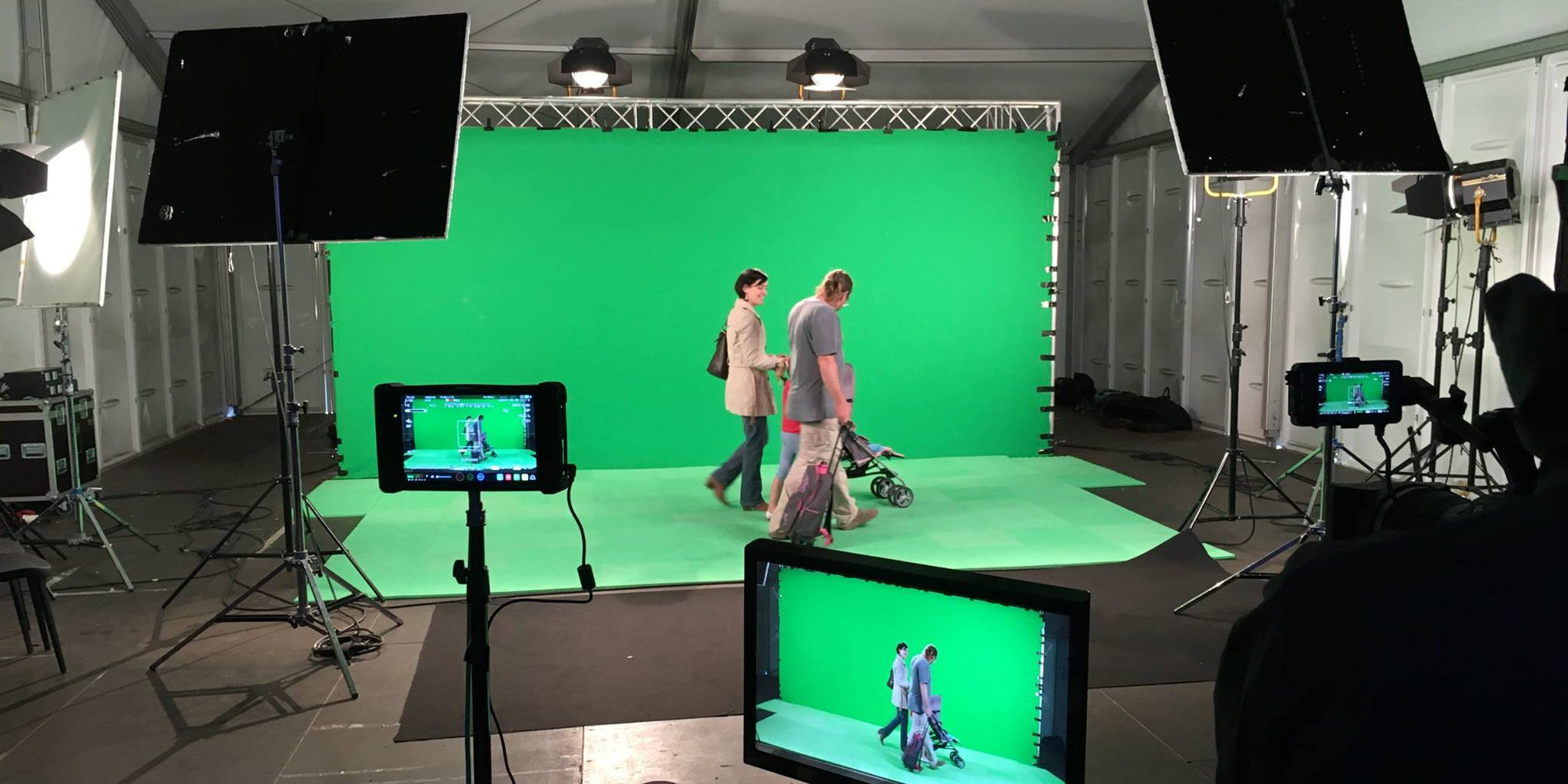 Studio fond vert & compositing