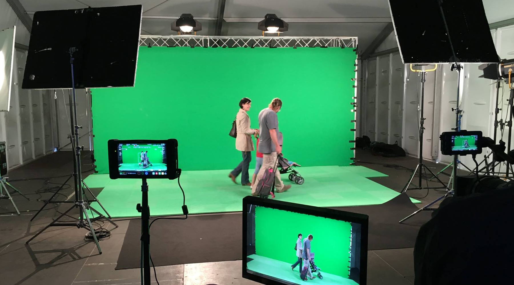 Studio fond vert & compositing