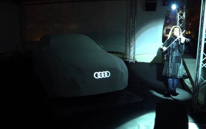 Video Mapping véhicule Audi A8