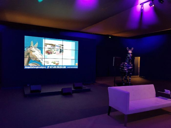 Social wall pour espace VIP