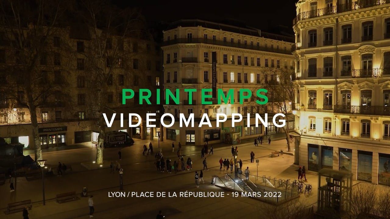 Printemps : Video Mapping