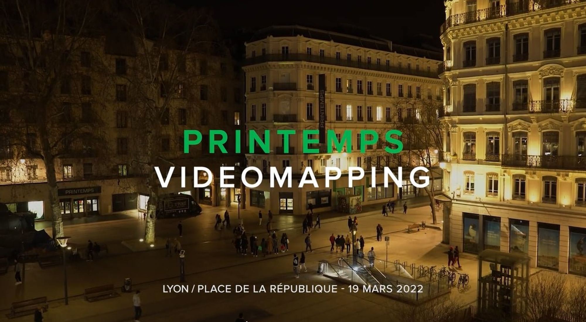 Printemps : Video Mapping