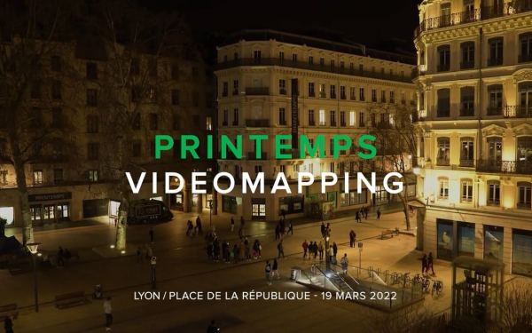 Printemps : Video Mapping