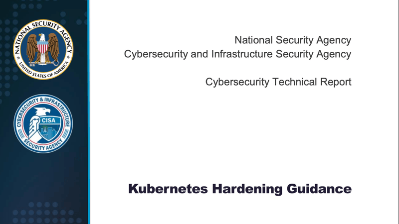Kubernetes Security Hardening Guidance