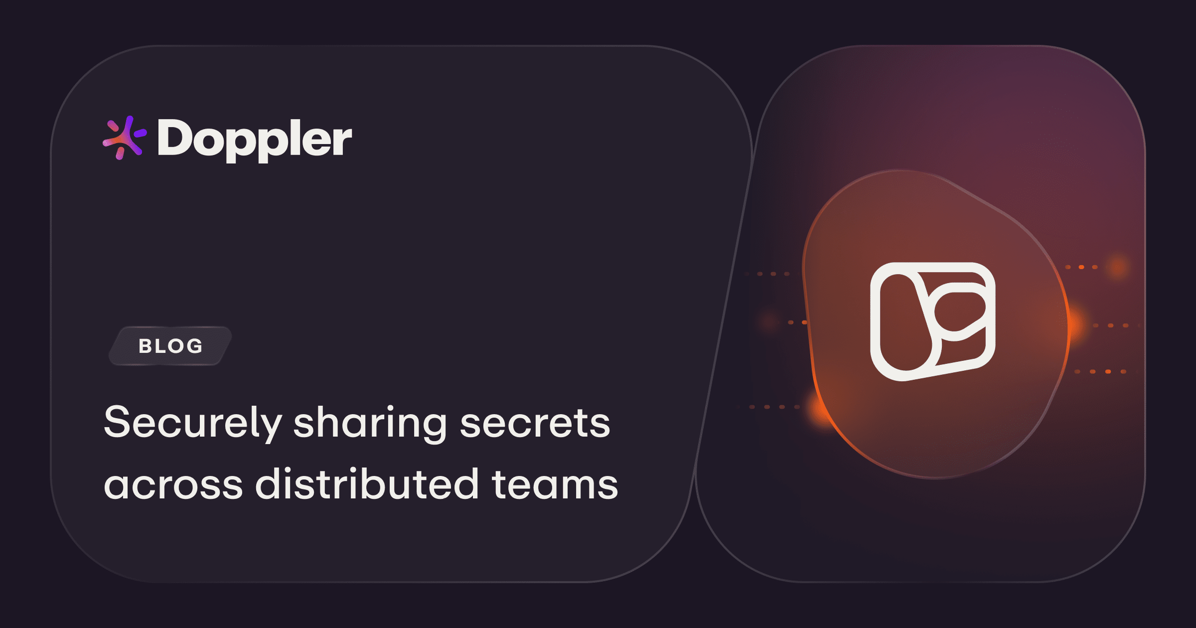 Securely sharing secrets across distributed teams