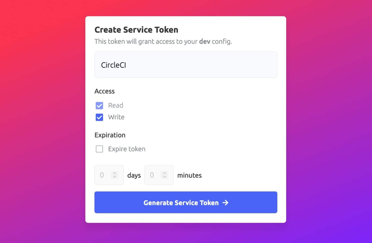 Service Tokens Now Support Write Access