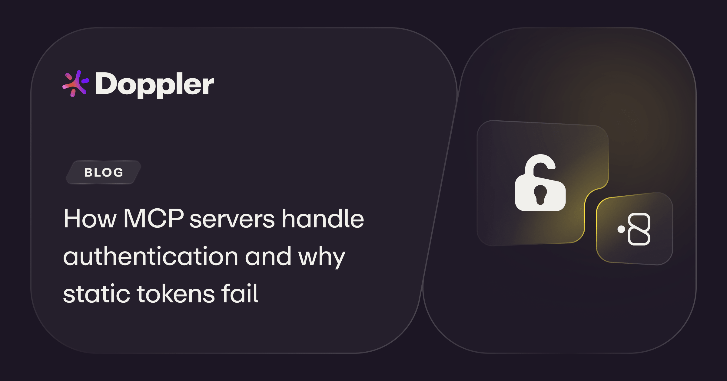How MCP servers handle authentication and why static tokens fail