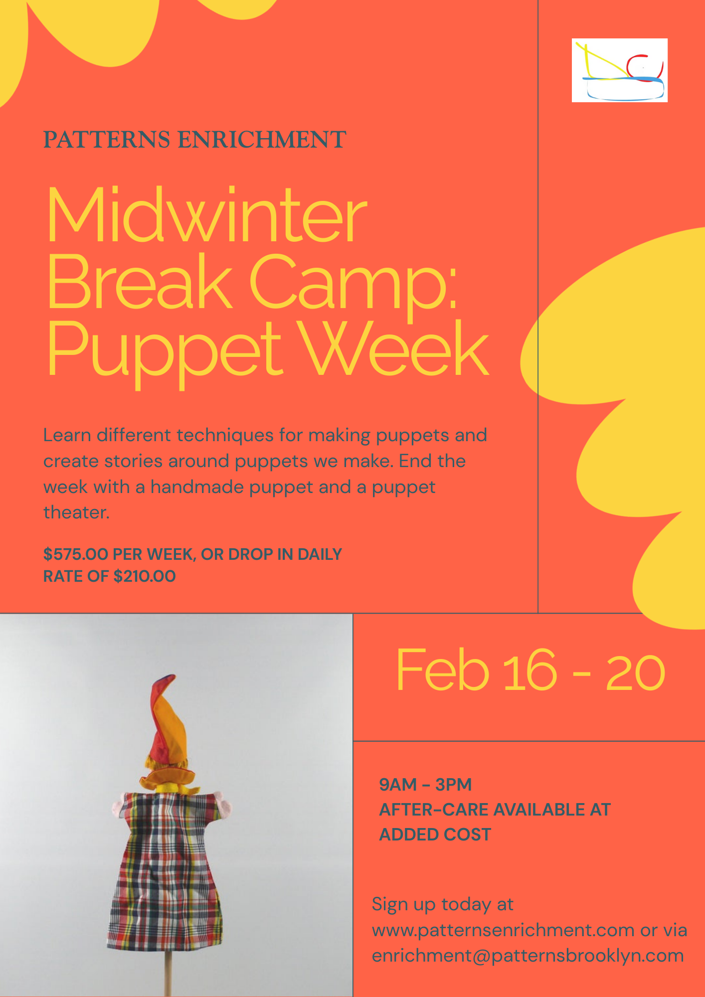 Flyer about Puppet Week 