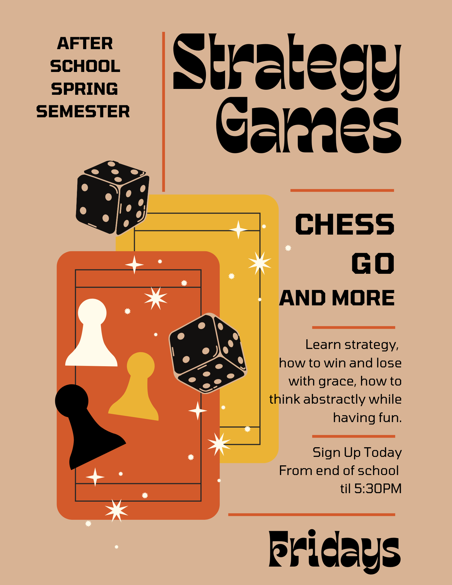 Strategy games Fridays