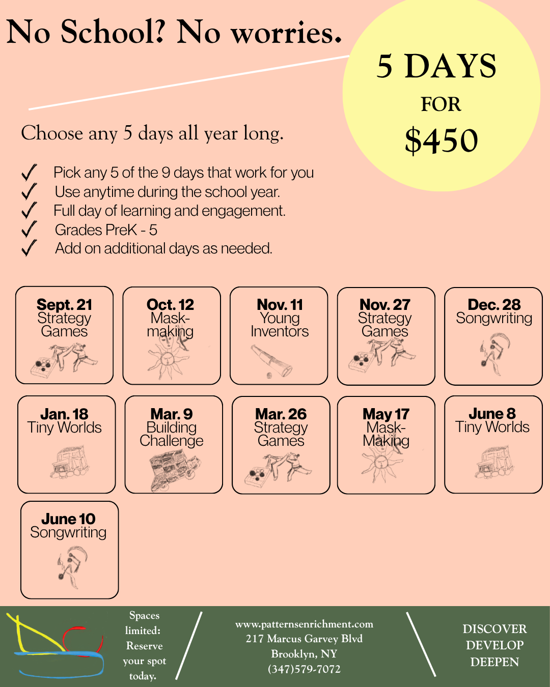 Flyer for Camps
