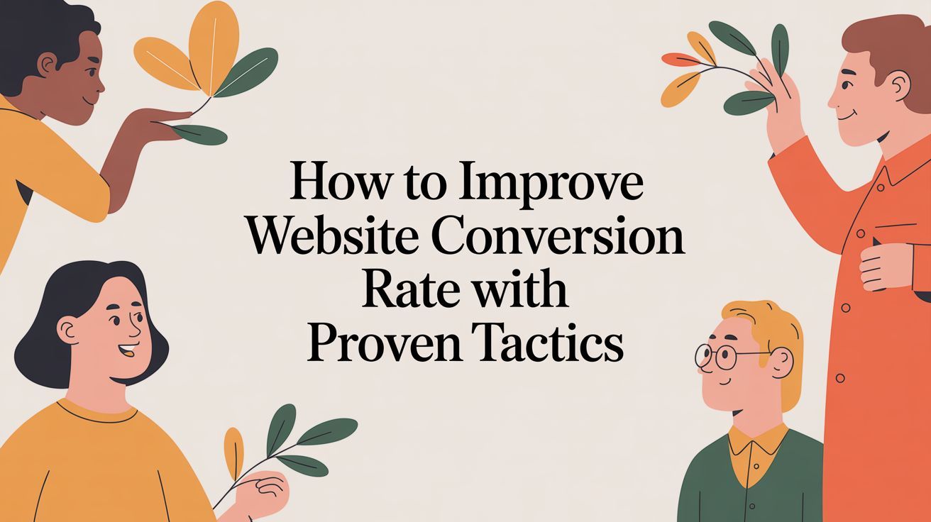How to Improve Website Conversion Rate with a Data-Driven System