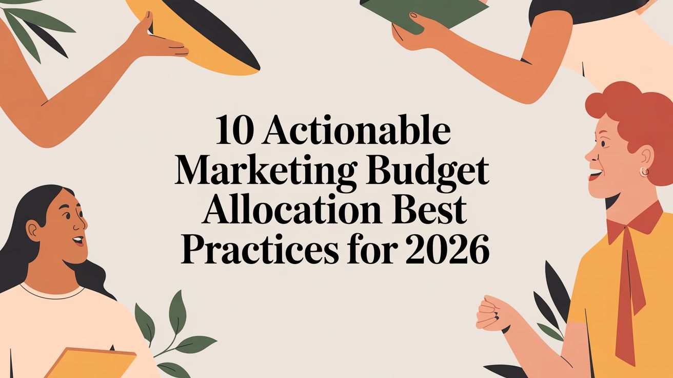 10 Actionable Marketing Budget Allocation Best Practices for 2026