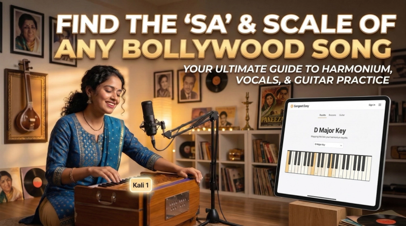 Bollywood Song Keys: How to Find the Sa and Scale of Any Hindi Song (Complete Guide)
