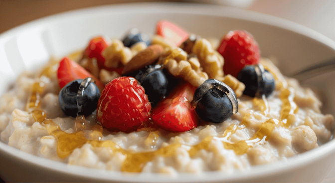 balli cilekli orman meyveli yulaf ezmesi