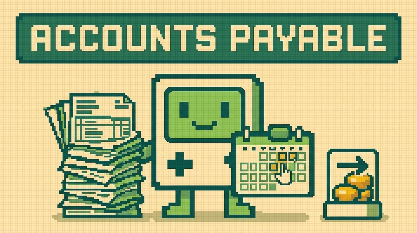 Illustration showing what is accounts payable concepts — What Is Accounts Payable? The Shopify Operator's Guide by Ottit