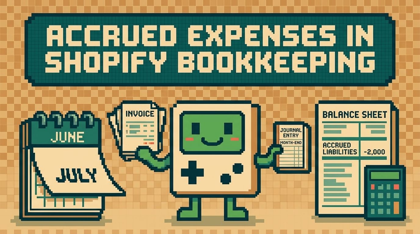 Illustration showing accrued expenses concepts — Accrued Expenses The Shopify Month-End Close Playbook by Ottit