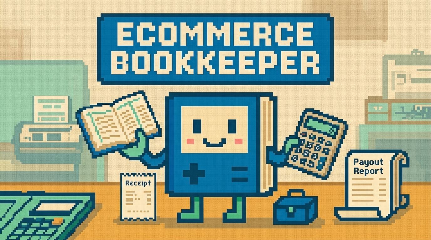 Illustration showing ecommerce bookkeeper concepts — How to Vet an Ecommerce Bookkeeper A Buyer's Framework by Ottit