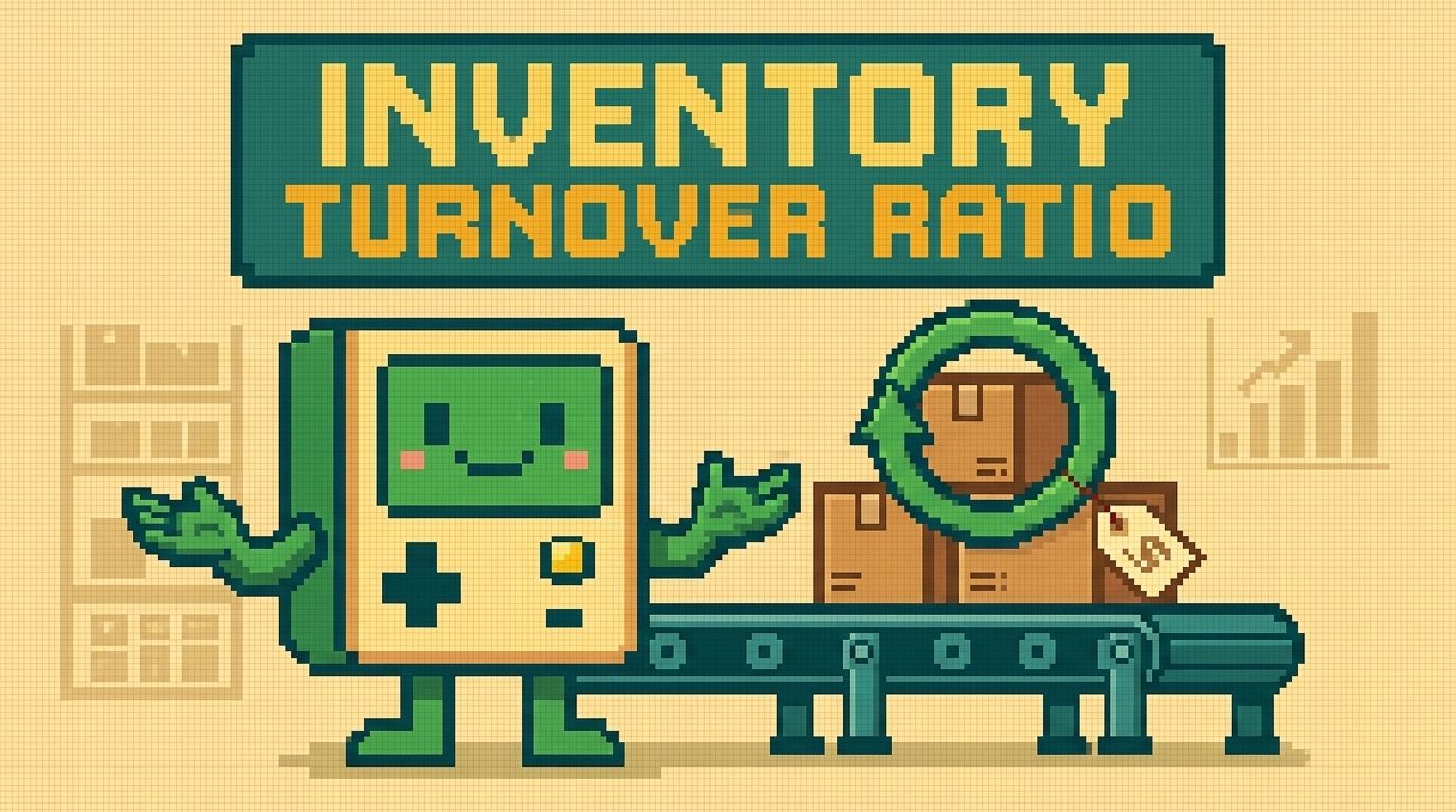 Illustration showing inventory turnover ratio concepts — Inventory Turnover Ratio for Shopify Brands The Real Playbook by Ottit