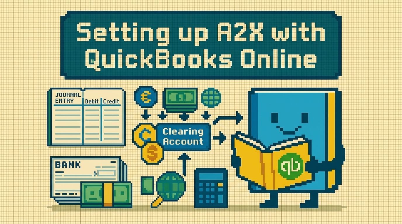 Illustration showing how to set up a2x with quickbooks concepts — How to Set Up A2X with QuickBooks Shopify Step-by-Step by Ottit