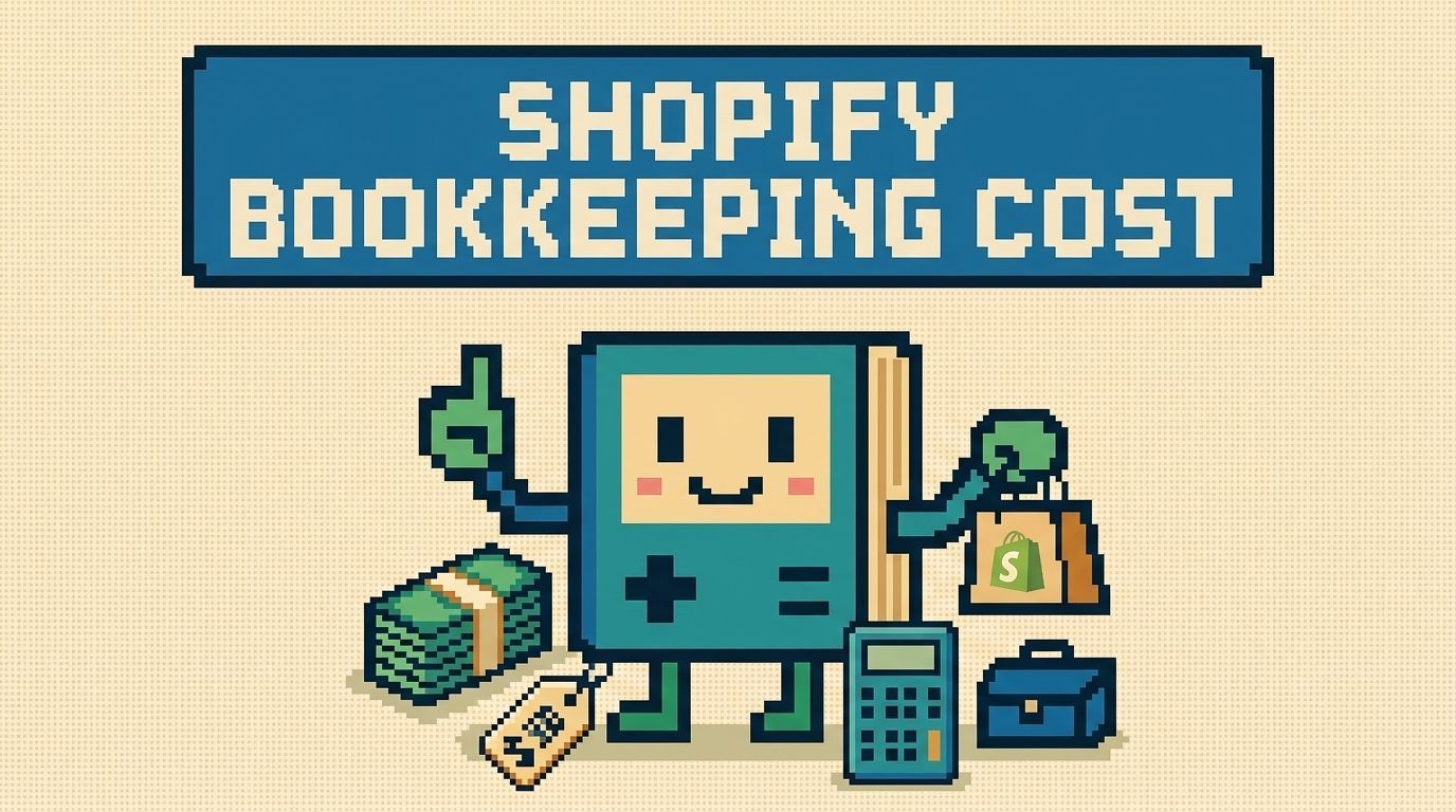 Illustration showing bookkeeping services cost concepts — Bookkeeping Services Cost The Shopify Pricing Guide by Ottit