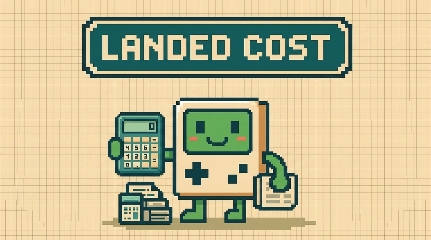 Illustration showing landed cost concepts — Landed Cost for Shopify Brands The Real Playbook by Ottit