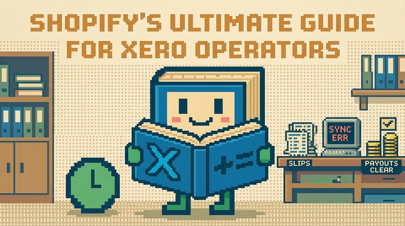 Illustration showing shopify reconciliation xero concepts — Shopify Reconciliation Xero A Practitioner's Playbook by Ottit