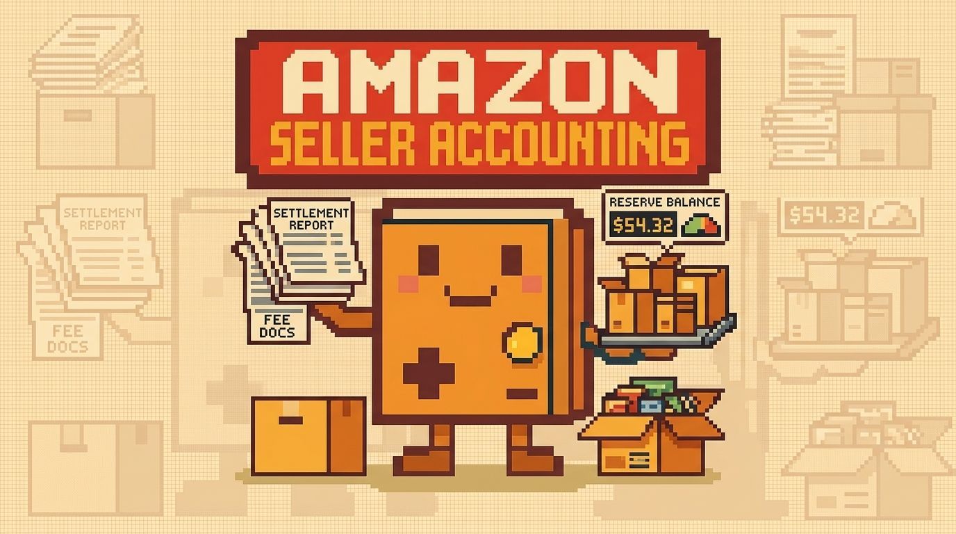 Illustration showing amazon seller accounting concepts — Amazon Seller Accounting for Shopify Brands The Real Playbook by Ottit